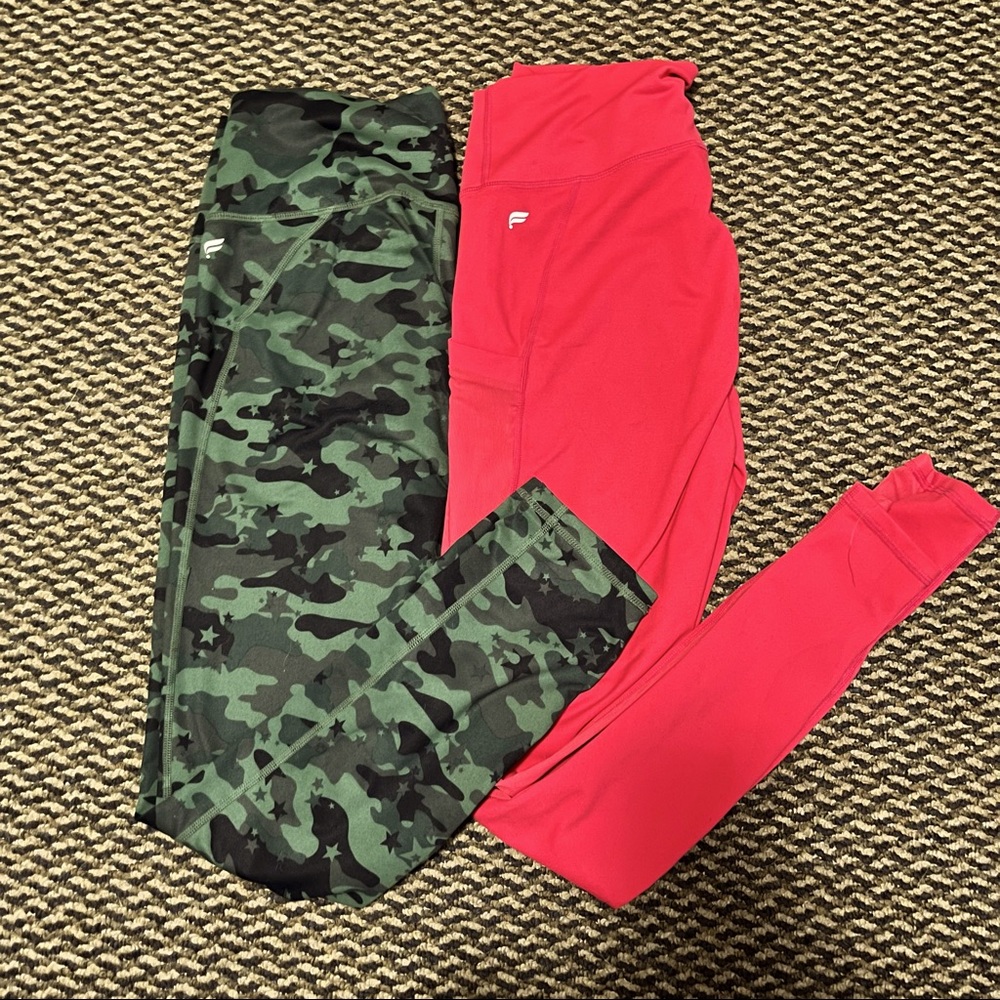 2x Fabletics Powerhold Leggings